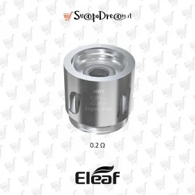 Head Coil Eleaf - HW1 Single-Cylindre 0,2 ohm - 5 pz