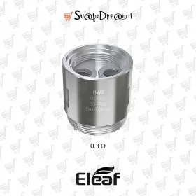 Head Coil Eleaf - HW2 Dual-Cylinder 0,3 ohm - 5 pz