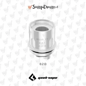 GEEKVAPE - Resistenze Super Mesh X1/X2 Cerberus 5pz