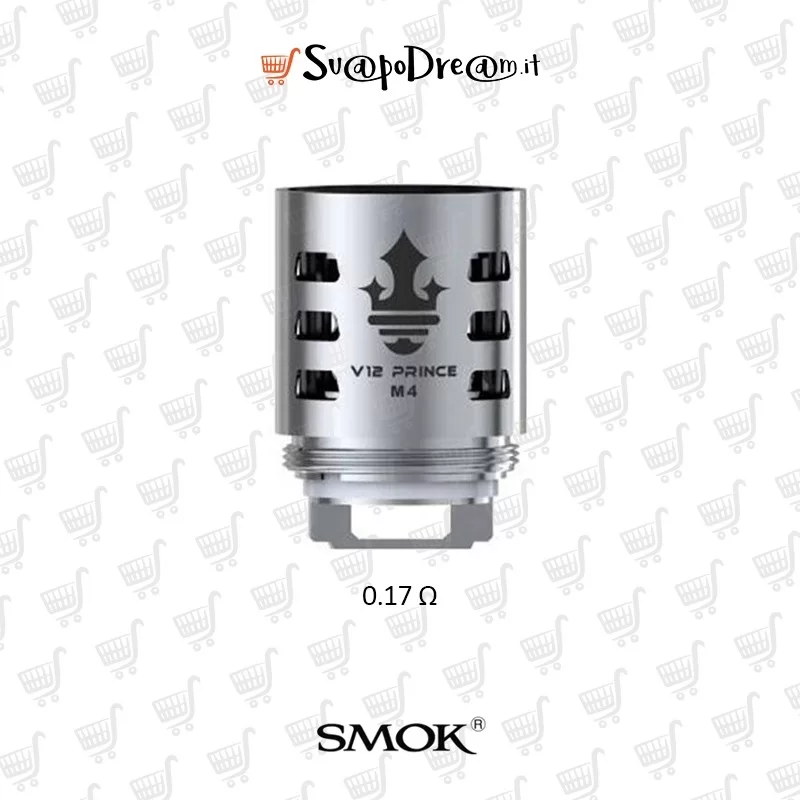 SMOK - Resistenze V12-M4 V12-M4 TFV12 Prince 0.17 Ohm 3pz