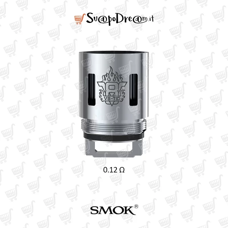 SMOK - Resistenze V8-T10 TFV8 0.12 Ohm 3pz