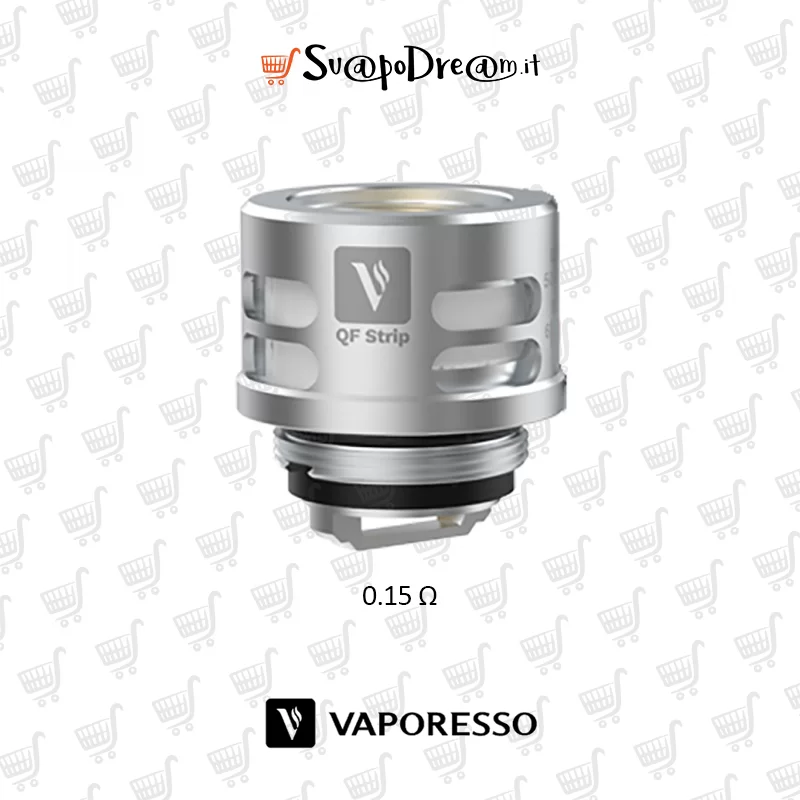 VAPORESSO - Resistenze QF Strip 0.15 Ohm 3pz