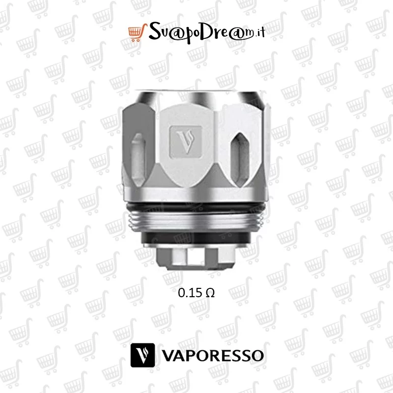 VAPORESSO - Resistenze GT4 0.15 Ohm 3pz