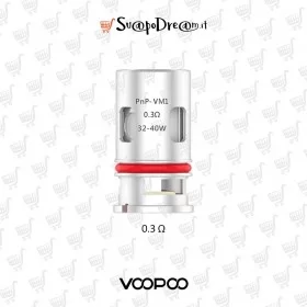 VOOPOO - Resistenze 0.3 Ohm PnP-VM1 - 5pz