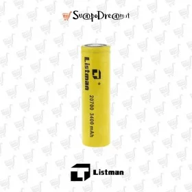 LISTMAN - Batteria 20700 3400mAh 40A - 1pz