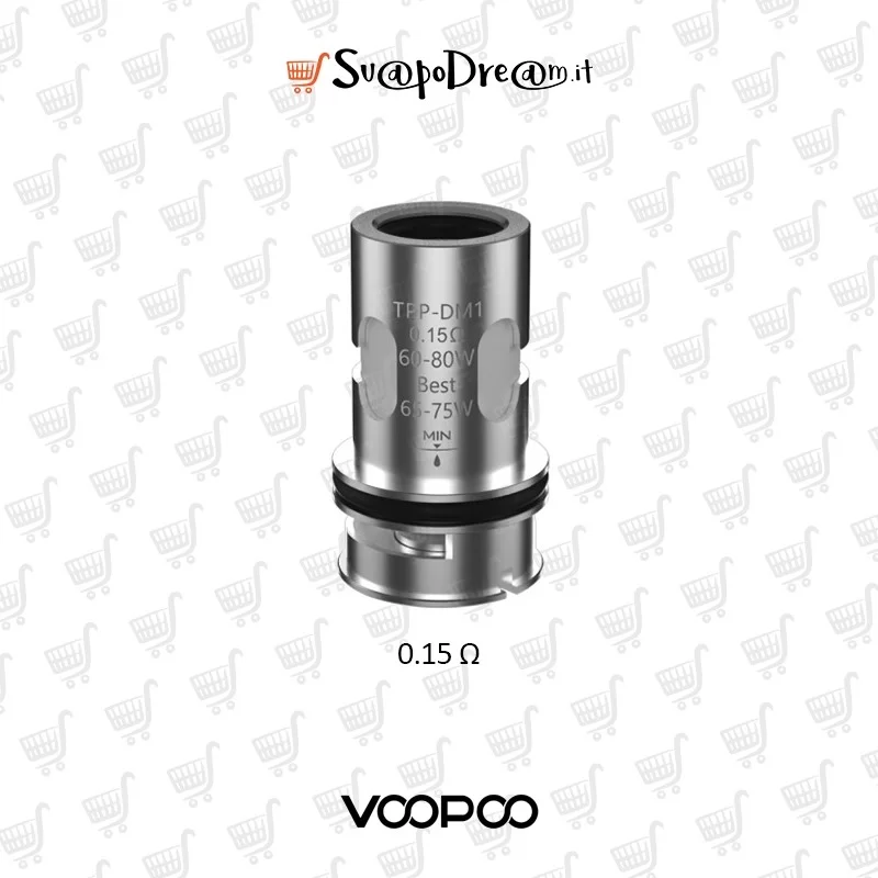 VOOPOO - Resistenze TPP DM1-DM2 3pz
