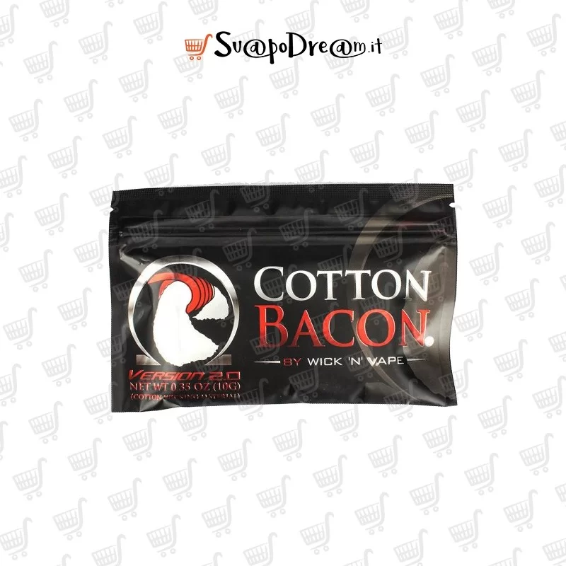 WICK N' VAPE - Cotone Cotton Bacon 10g 1pz