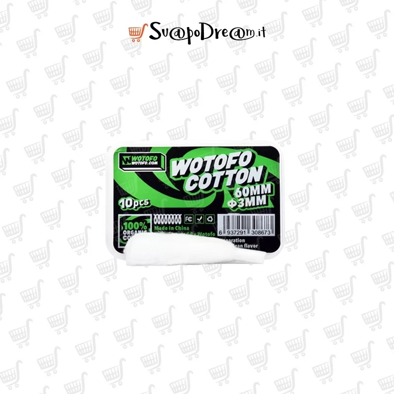 WOTOFO - Cotone pretagliato 3mm 30Pz