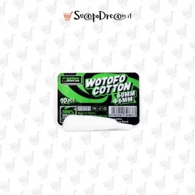 WOTOFO - Cotone pretagliato 6mm - 10pz 