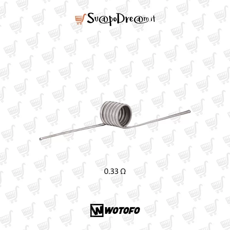 WOTOFO - Coil pronte Frame Staple Clapton NI80 10pz