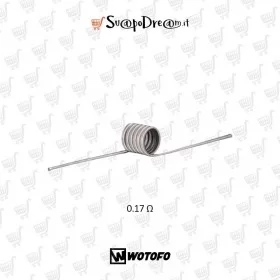 WOTOFO - Coil pronte Tri Core Fused Clapton NI80 10pzx
