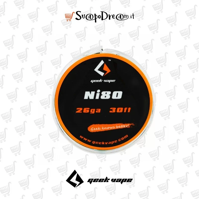 Filo per Rigenerare GEEKVAPE - Ni80 Wire 26GA