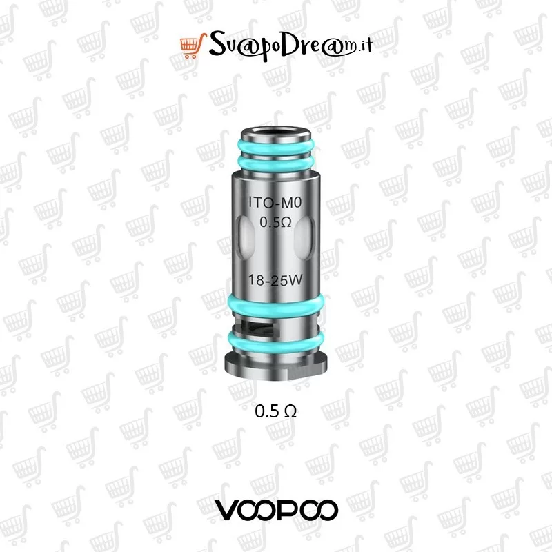 VOOPOO - Resistenze per ITO-X Drag Q 5pz