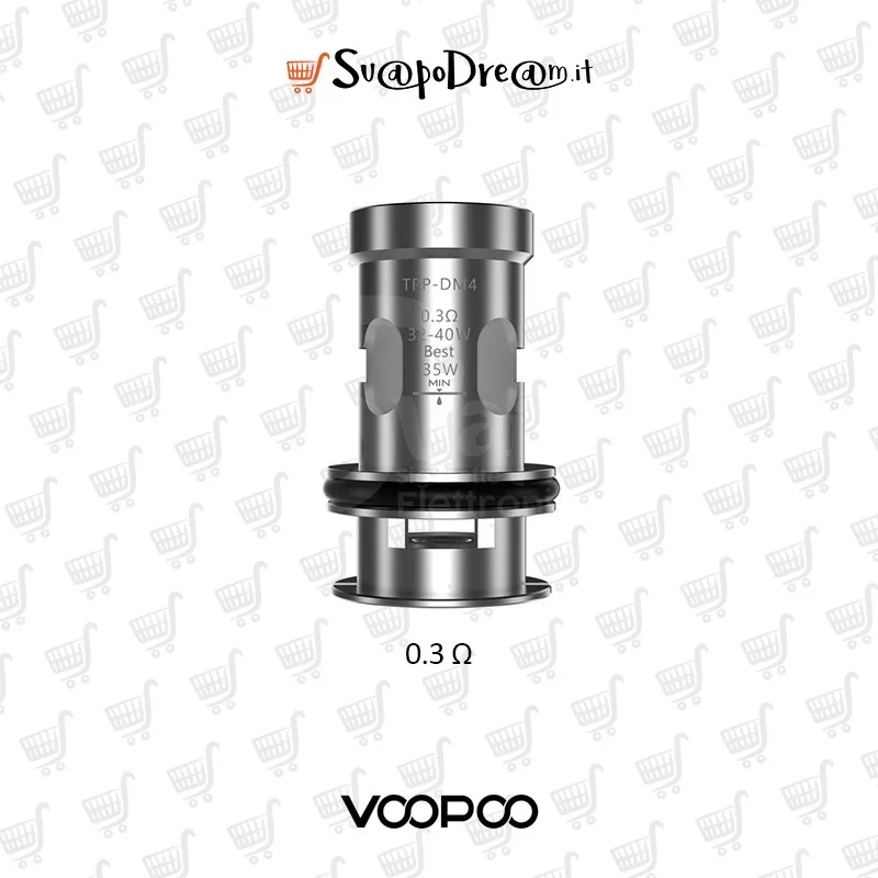 VOOPOO - Resistenze TPP DM4 3pz