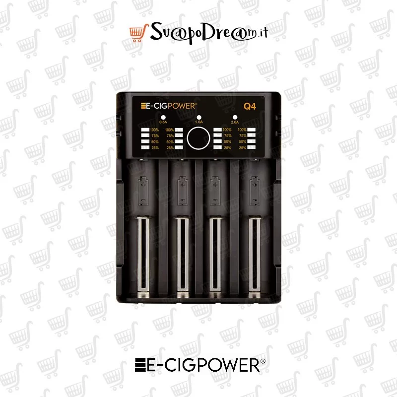 E-CIG POWER - Caricabatterie Q4