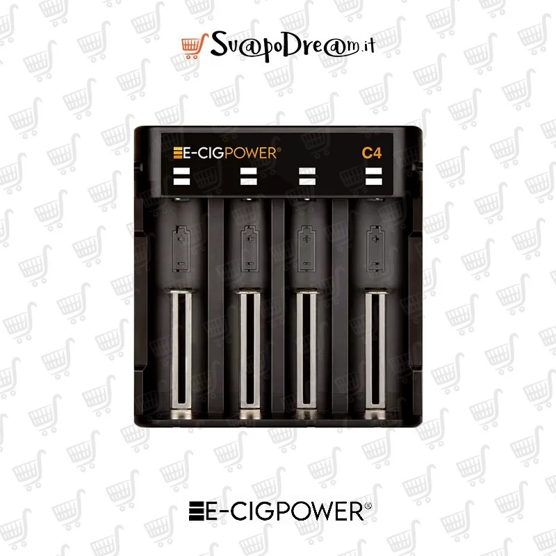 E-CIG POWER - Caricabatterie C4