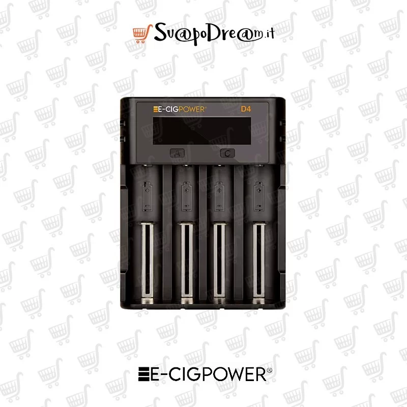 E-CIG POWER - Caricabatterie D4