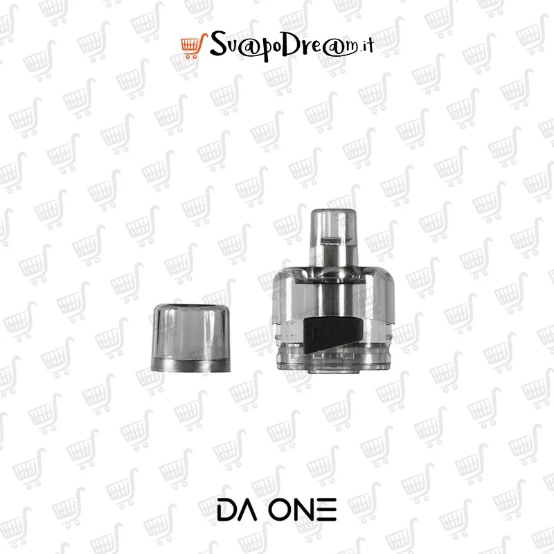 DA ONE - Cartuccia Pod BARREL S + Cap Magnetico 2pz