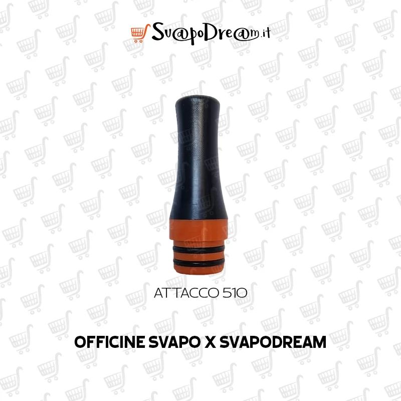 OFFICINE SVAPO X SVAPODREAM - Drip Tip ZEUS Attacco 510