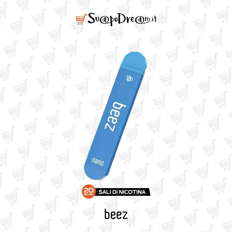 BEEZ VAPOR - Pod Mod Usa e Getta BEEZ NANO BLUE RAZZ 600 PUFF