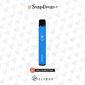 ELFBAR - Pod Mod Usa e Getta BLUEBERRY Nic Zero 600 PUFF