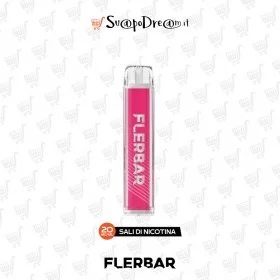 FLERBAR - Pod Mod Usa e Getta STRAWBERRY ICE 600 PUFF