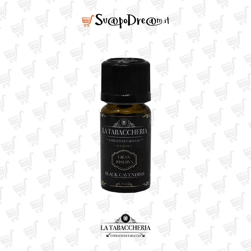 LA TABACCHERIA GRAN RISERVA - Aroma Concentrato 10ml BLACK CAVENDISH