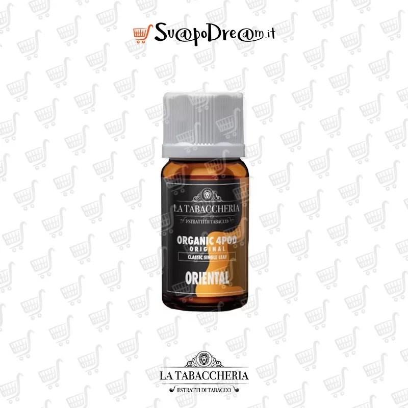 LA TABACCHERIA - Aroma Concentrato 10ml ORGANIC 4POD SINGLE LEAF ORIENTAL