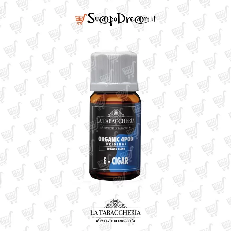 LA TABACCHERIA - Aroma Concentrato 10ml ORGANIC 4POD E-CIGAR