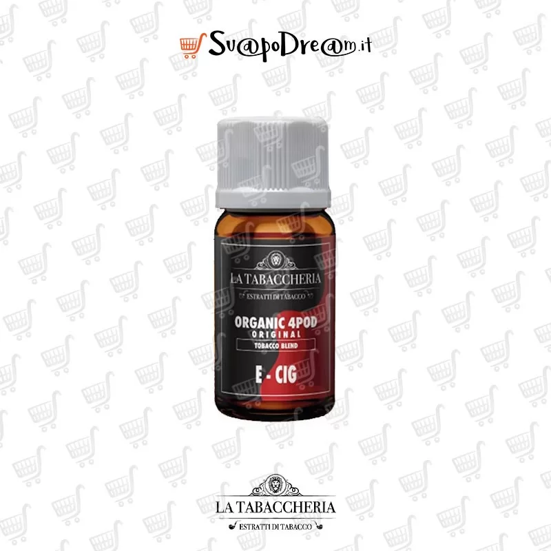 LA TABACCHERIA - Aroma Concentrato 10ml ORGANIC 4POD E-CIG