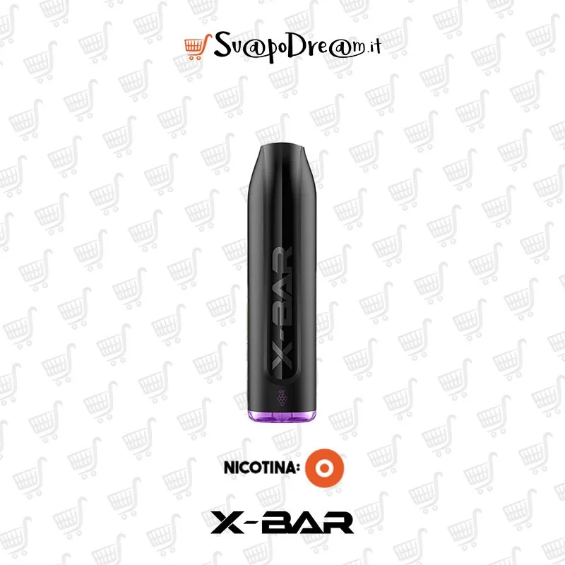 X-BAR PRO - Pod Mod Usa e Getta ICE GRAPE 1500 PUFF