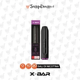 X-BAR - Pod Mod Usa e Getta ICE GRAPE 650 PUFF