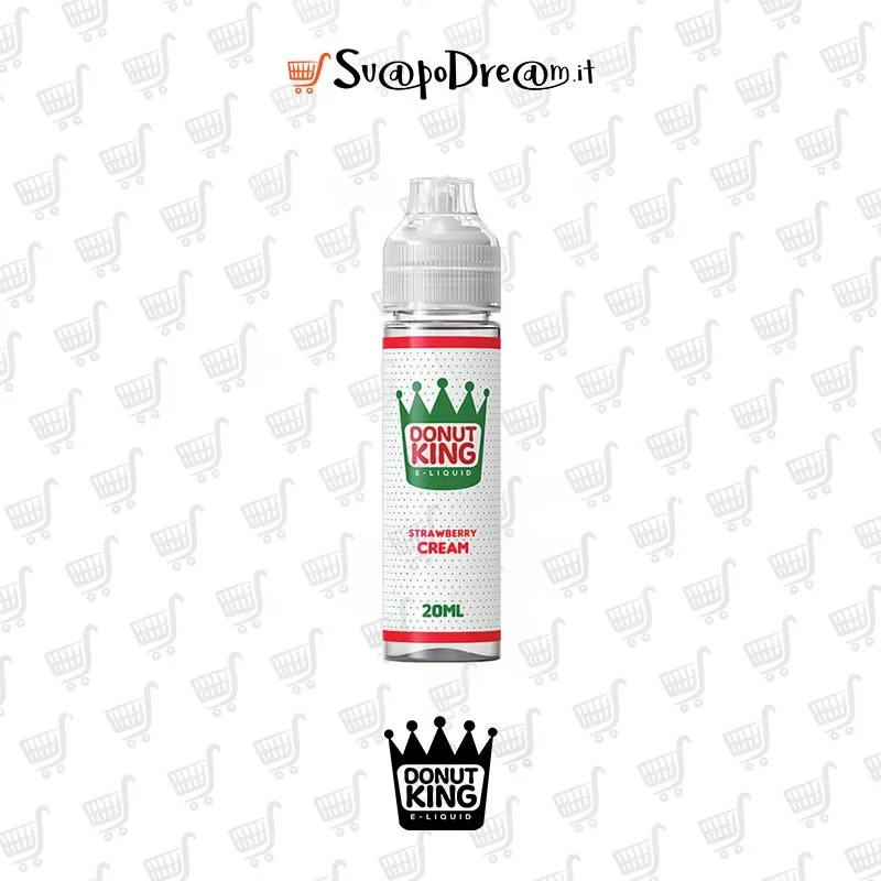 DONUT KING - Liquido Scomposto 20ml STRAWBERRY CREAM