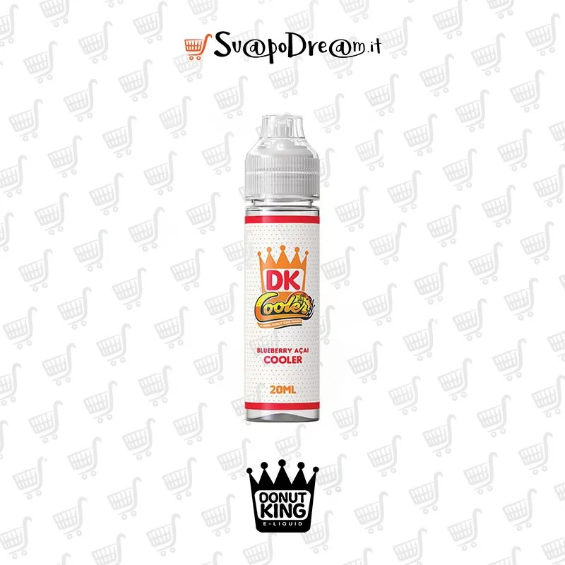 DONUT KING - Liquido Scomposto 20ml DK Cooler BLUEBERRY ACAI
