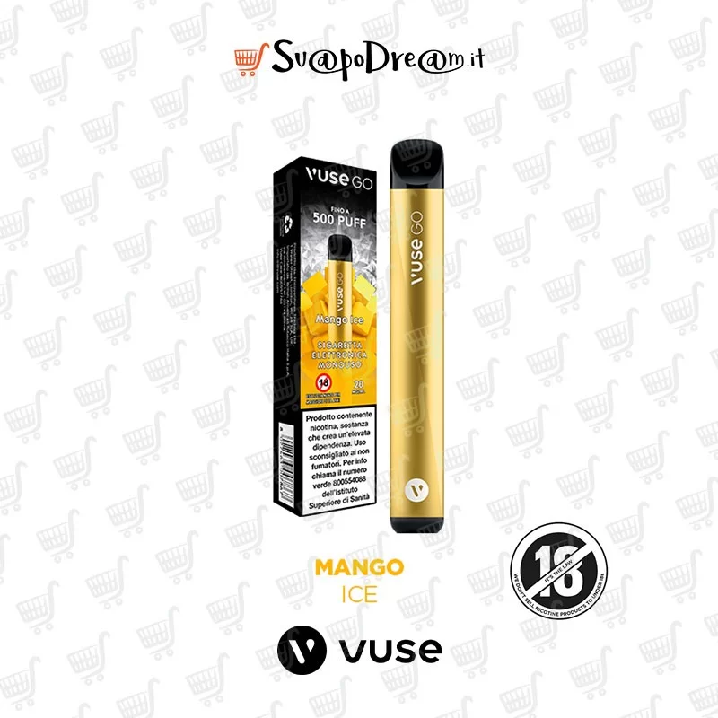 VUSE GO Pod Mod Usa e Getta MANGO ICE 500 PUFF