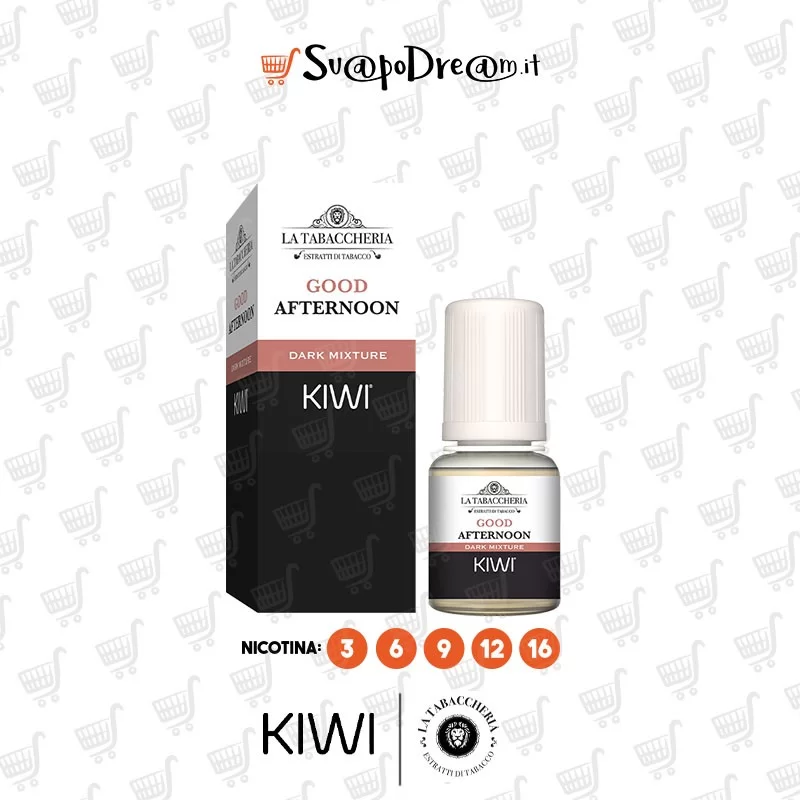 LA TABACCHERIA - KIWI - Liquido 10ml GOOD AFTERNOON