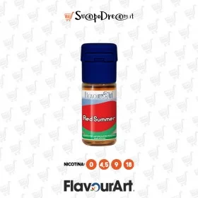 FLAVOURART - Liquido 10ml RED SUMMER