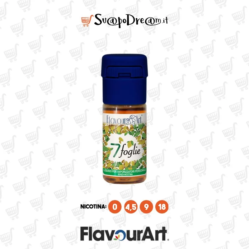 FLAVOURART - Liquido 10ml 7 FOGLIE