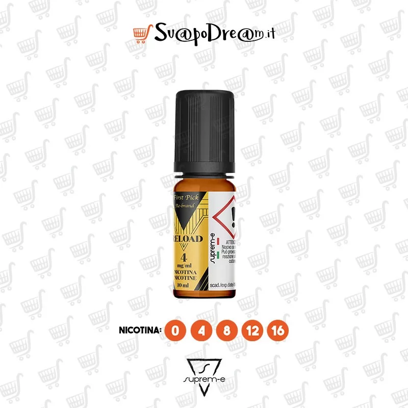 SUPREM-E - Liquido 10ml FIRST PICK RE-BRAND RELOAD