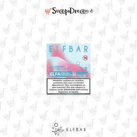 ELFBAR ELFA - Cartuccia Pod Precaricata BLUEBERRY COTTON CANDY 2pz