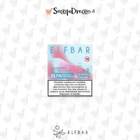 ELFBAR ELFA - Cartuccia Pod Precaricata BLUEBERRY COTTON CANDY 2pz