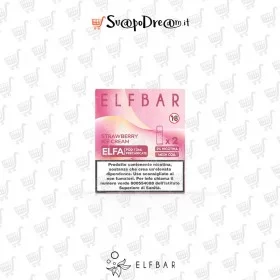 ELFBAR ELFA - Cartuccia Pod Precaricata STRAWBERRY ICE CREAM 2pz