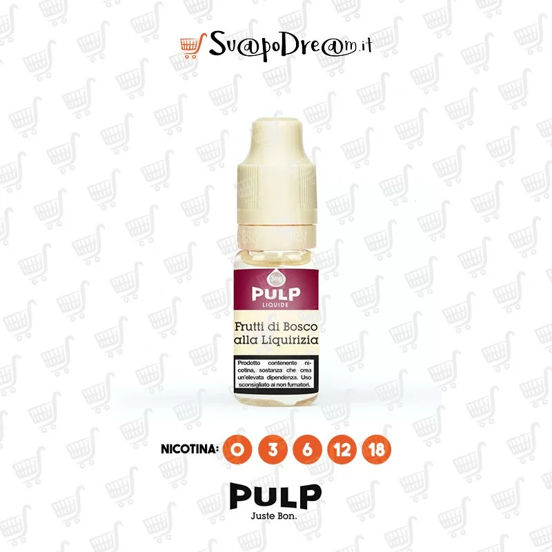 PULP - Liquido 10ml FRUTTI DI BOSCO ALLA LIQUIRIZIA