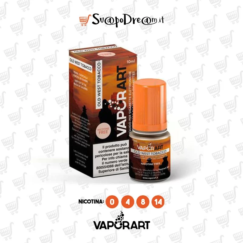 VAPORART - Liquido 10ml OLD WEST TOBACCO