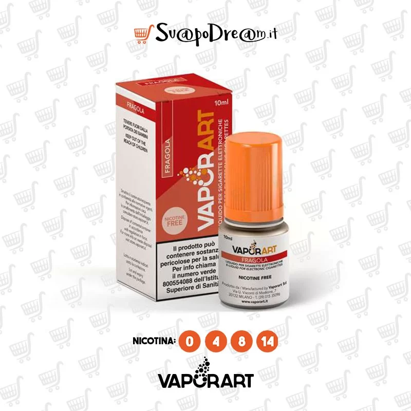 VAPORART - Liquido 10ml FRAGOLA