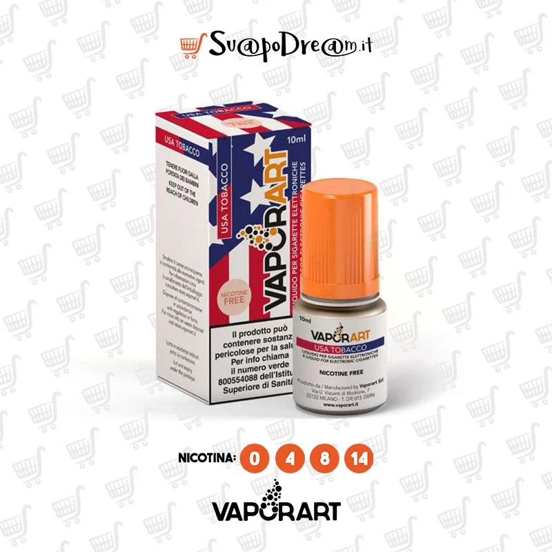 VAPORART - Liquido 10ml USA TOBACCO