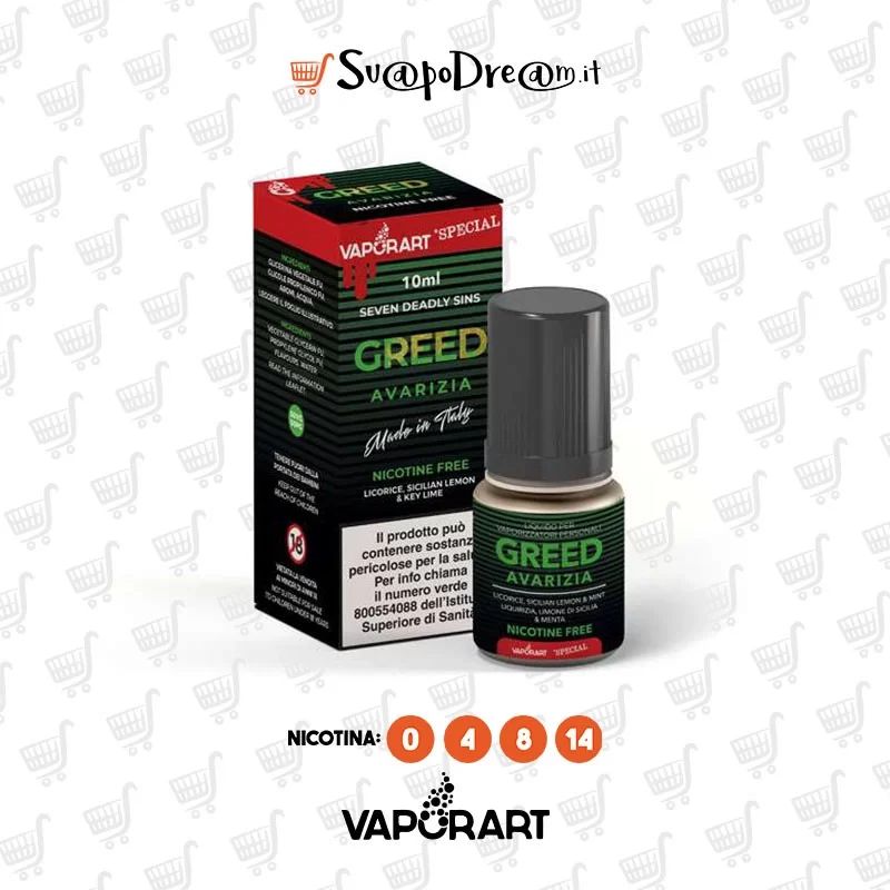 VAPORART SPECIAL EDITION - Liquido 10ml GREED