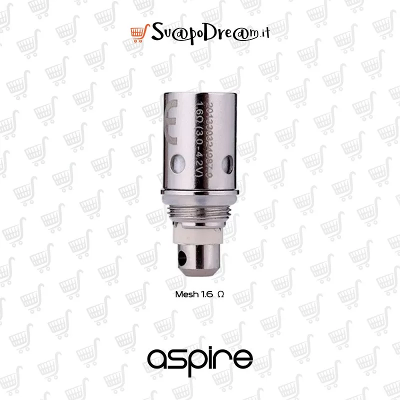 ASPIRE - Resistenze BVC Corte 1.6 ohm 5pz