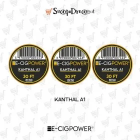 E-CIG POWER - Filo per Rigenerare KA1 (Kanthal A1) 30FT