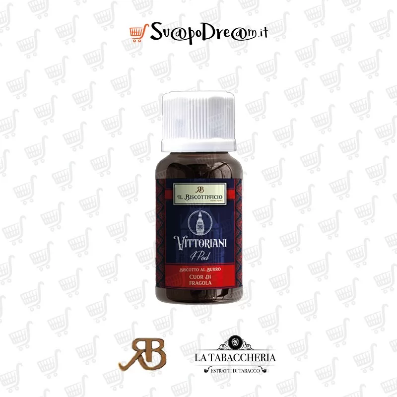 IL BISCOTTIFICIO ROMA - Aroma Shot 20ml Vittoriani CUOR DI FRAGOLA
